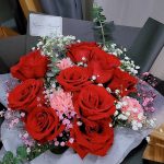 Red-rose-bouquet-focus