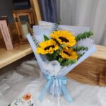 3-stalks-sunflowers-eucalyptus
