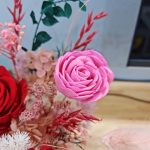 Red-pink-preserved-flower-arrangement-pink-sola-min